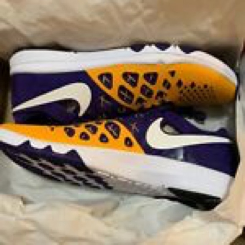 Nike Size 12. Never worn, brand new.LSU colors.